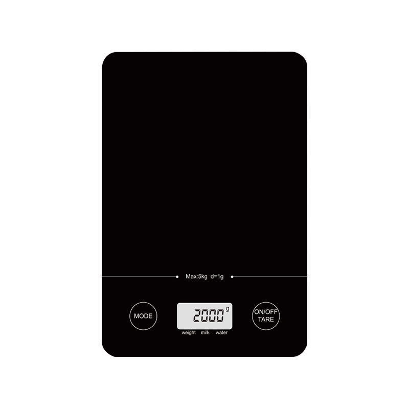 TM-805A Bilancia da cucina elettronica digitale in acciaio con display LCD da 5 kg/1 g